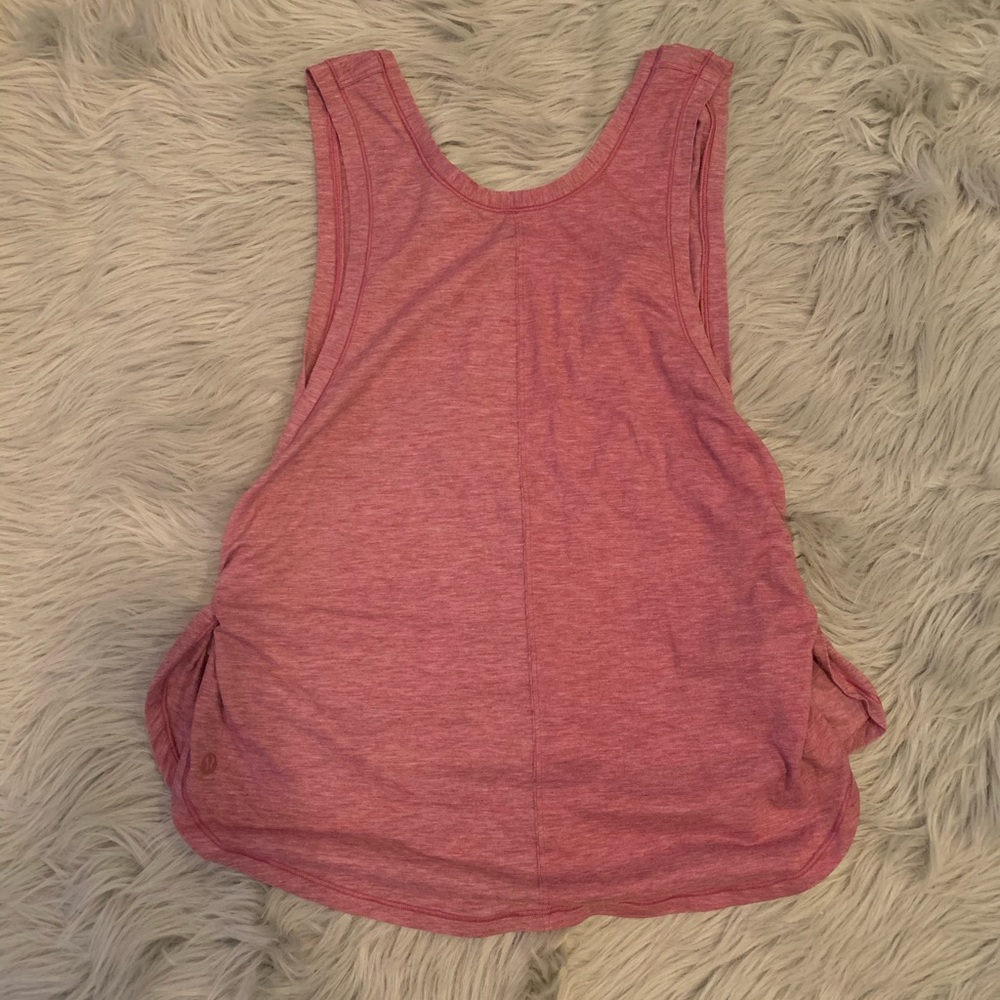 Pink lululemon tank
